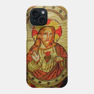 Embroidered Jesus Christ Phone Case