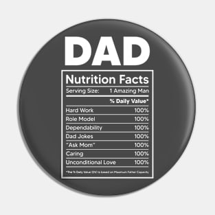 DAD  NUTRITIION FACTS Pin