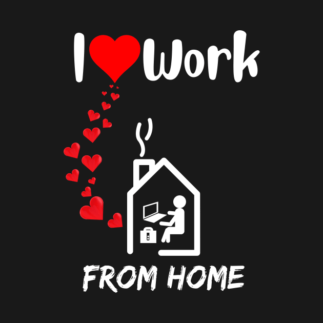 I love work from home remote worker home office fan by Artstastic