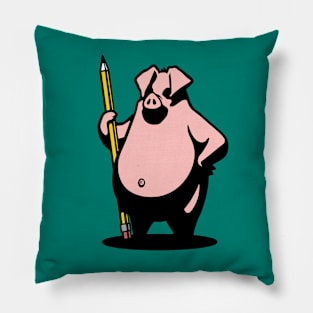 Pablo the Pig - Big Appetite Logo Pillow