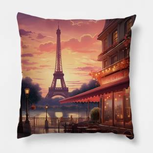 Paris City Art Pillow