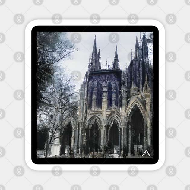 A Gothic Cathedral Magnet by Avedaz