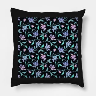 Magnolia Flower Pattern Pillow