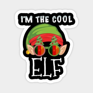 Christmas  I'm The Cool Cameroonian Elf - Gift for Cameroonian From Cameroon Magnet