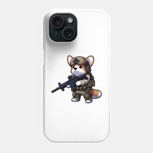 Tactical Corgi Phone Case