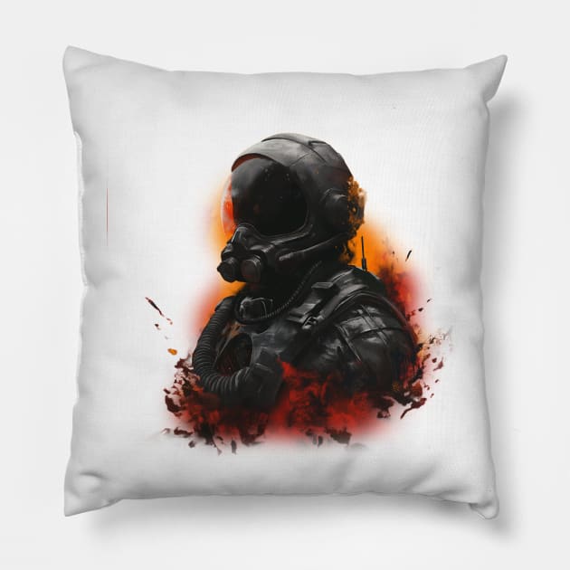 Orbital Odyssey Pillow by PixelPusherArt