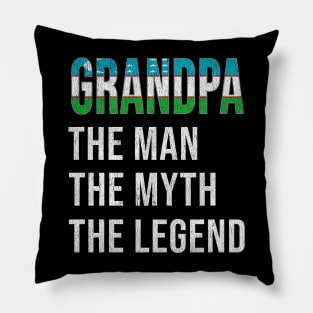 Grand Father Uzbekistani Grandpa The Man The Myth The Legend - Gift for Uzbekistani Dad With Roots From  Uzbekistan Pillow