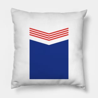 Leicester City 1976 Retro Blue, White & Red Pillow