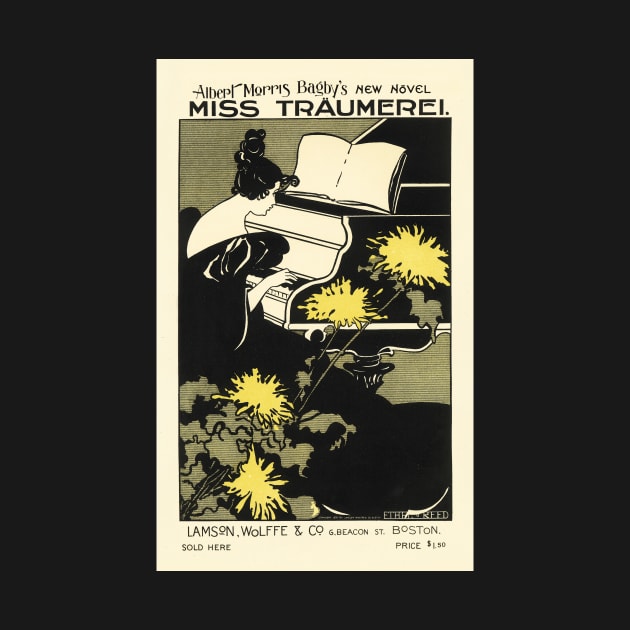 Albert Morris Bagby's New Novel Miss Traumerei Vintage Advertisement Maitres De L' Affiche Collection by vintageposters