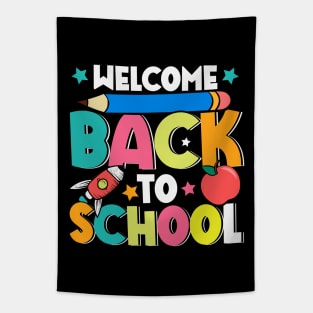 Welcome Back To School Tapestry