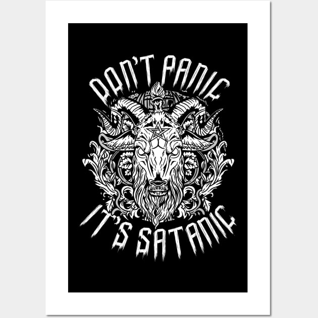 Satan Satanic Baphomet Devil Demonic 666 Tapestry Wall Art Home