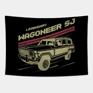 Jeep Wagoneer SJ series Jeep car trailcat Tapestry