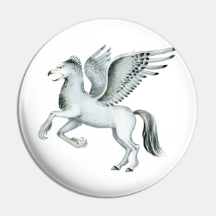 Magical flying pegasus Pin