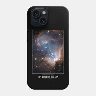 High Resolution Astronomy Open Cluster NGC 602 Phone Case