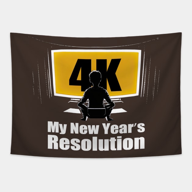 My New Year's Resolution - 4K! Tapestry by koalafish