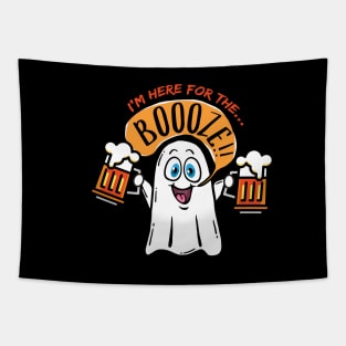 Funny Ghost - I'm Here for the Booze! Tapestry