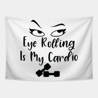 Workout Cardio Funny Tapestry