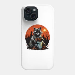 Trick or trash Raccoon Phone Case