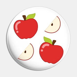 Red Delicious Apple Pin