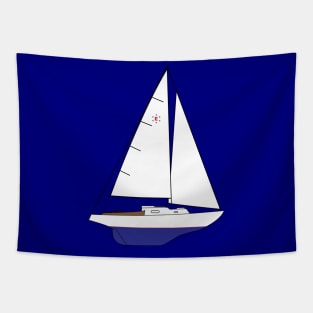 Pearson Ensign Sailboat Tapestry