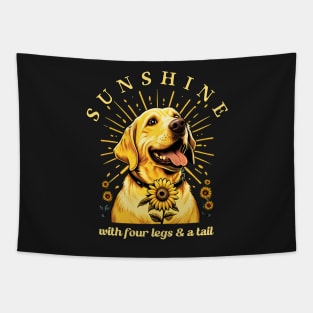 Golden Labrador Sunshine Tapestry