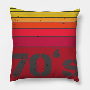 vintage years 70's Pillow