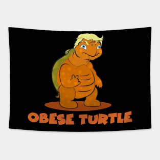 Obese Turtle Tapestry