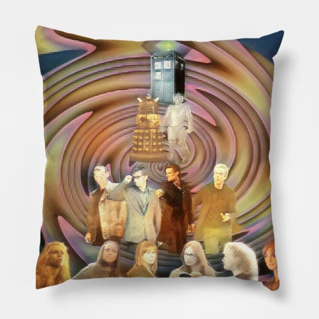 vintage Dr Who Pillow by Love My..