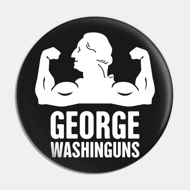 George Washington | Funny American History Teacher Pin by MeatMan