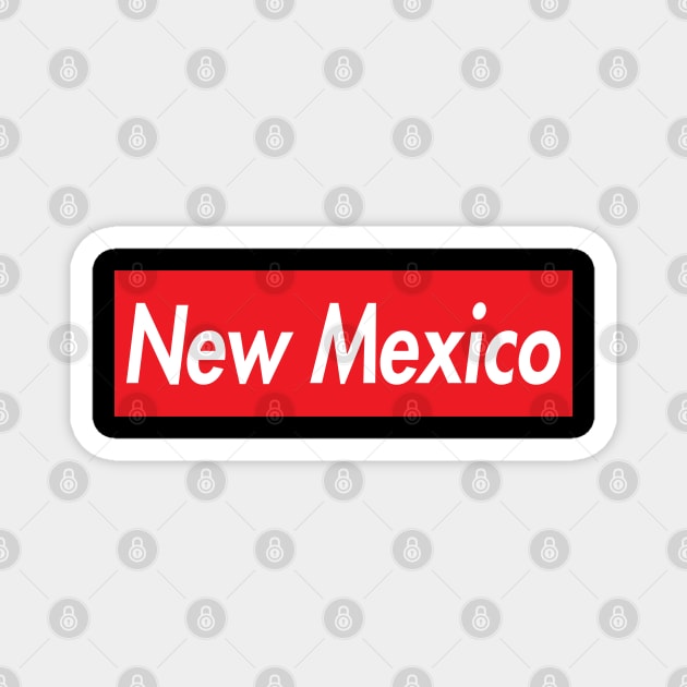 NEW MEXICO SUPER USA LOGO Magnet by elsa-HD