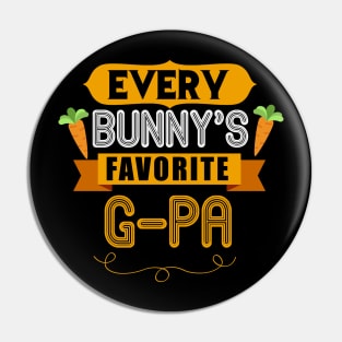 MENS EVERY BUNNYS FAVORITE G-PA SHIRT CUTE EASTER GIFT Pin