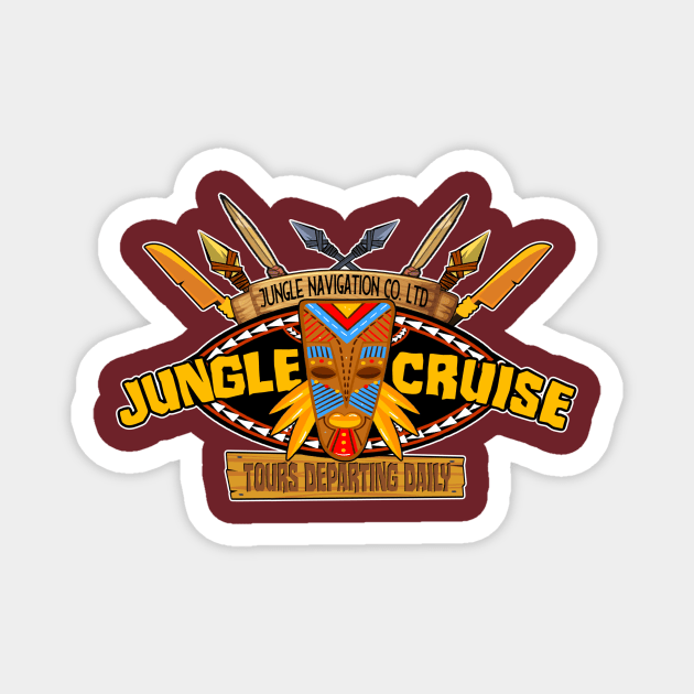 Jungle Cruising Magnet by EnchantedTikiTees