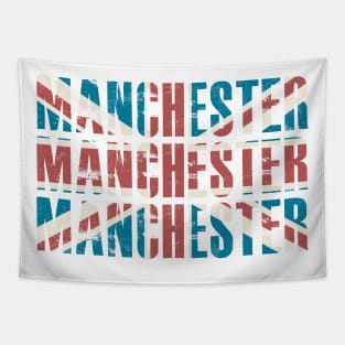 UK Proud - Manchester Vintage Union Jack Tapestry