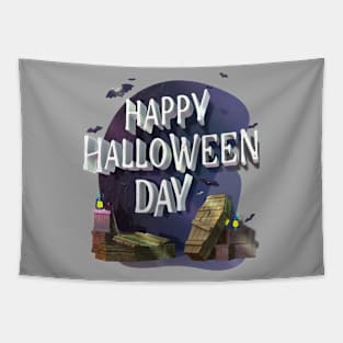 Happy Halloween Tapestry