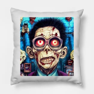 Zombie Monster Group Selfie Pillow