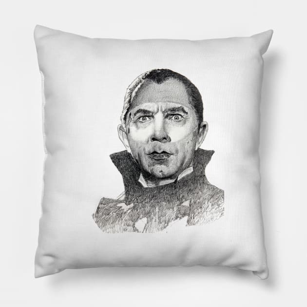 Bela lugosi dracula Pillow by calibos