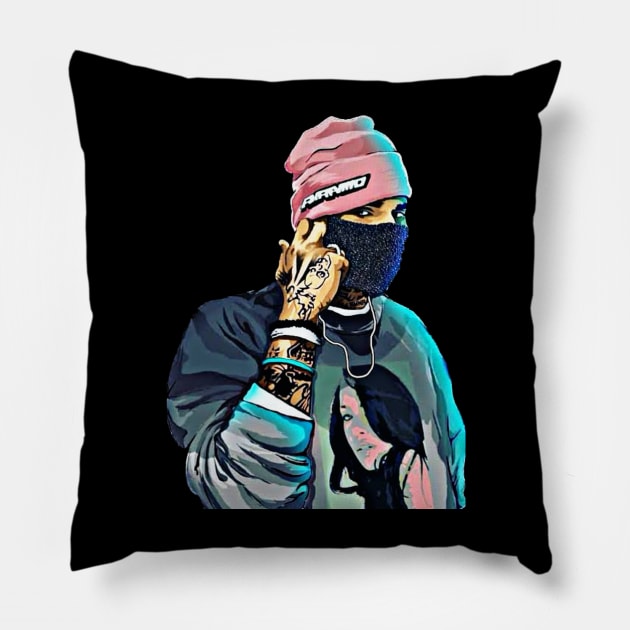 Chris brown Pillow by lilwm14@gmail.com