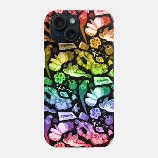 You Got the RAINBOW Hawaiian Woodcut Pattern! Phone Case