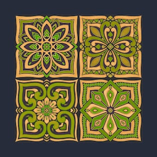 Moroccan Tiles - citrus T-Shirt