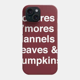 Fall List Phone Case