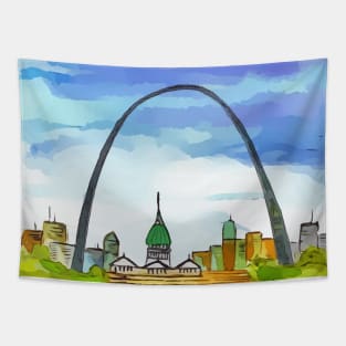 Saint Louis Arch Tapestry