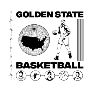 Golden State Modern Basketball T-Shirt