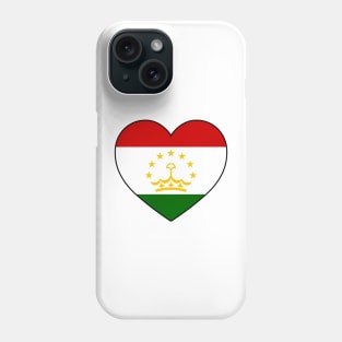 Heart - Tajikistan Phone Case