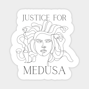 JUSTICE FOR MEDUSA Magnet