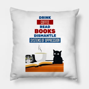 coffee and book Pillow