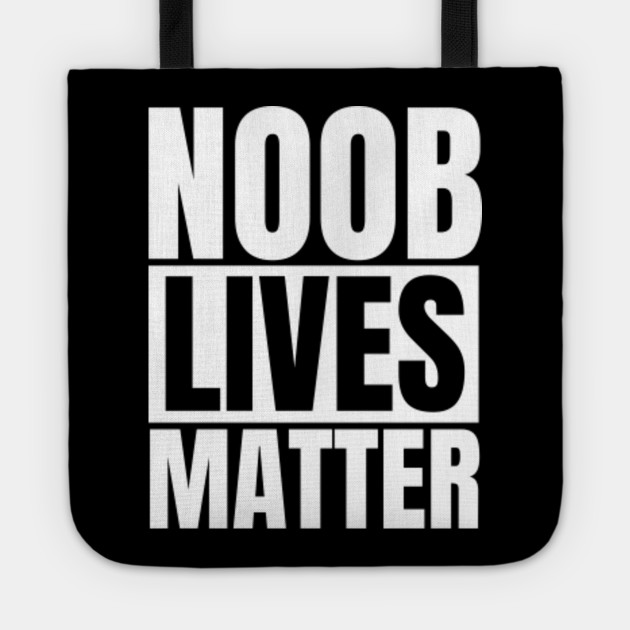 Noob Lives Matter Roblox Bolsa De Tela Teepublic Mx - tapices roblox teepublic mx