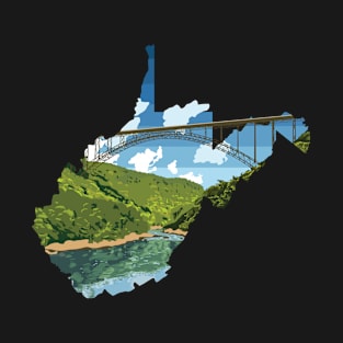 West Virginia US illustration T-Shirt