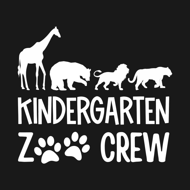 Kindergarten zoo crew matching Teacher Students School by IYearDesign