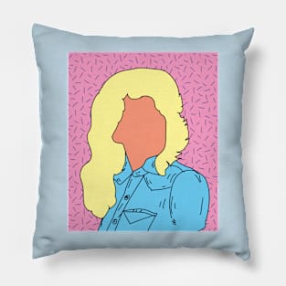 illustration women pop no face Pillow