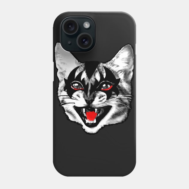 Rock Star Cat 2 Phone Case by Roberto Jaras Lira